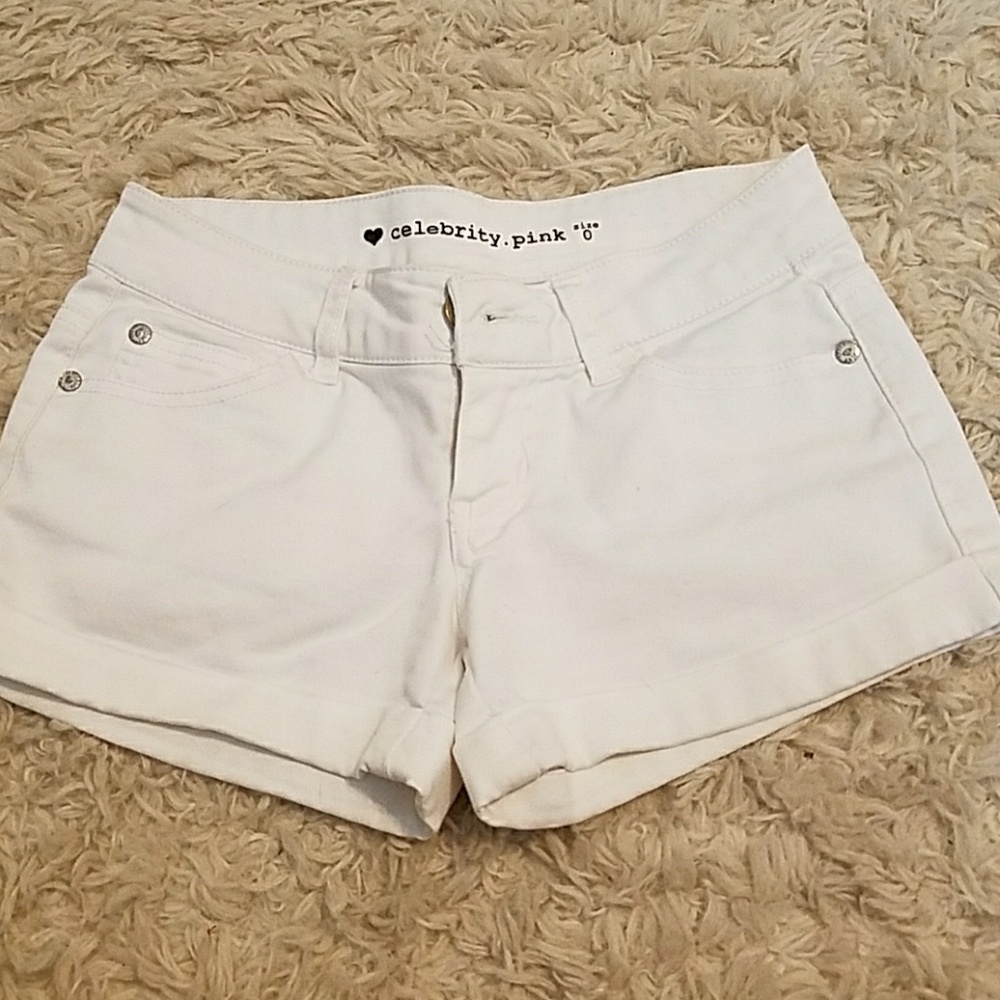 White shorts stretchy!